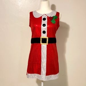 S/M Sequin Santa Claus Christhmas dress